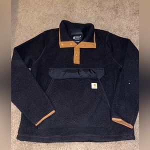 Men’s size medium, carhartt fleece.